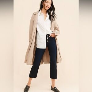 Joe’s Jeans Callie High Rise Cropped Bootcut Dark Wash Button Fly Jeans Size 26